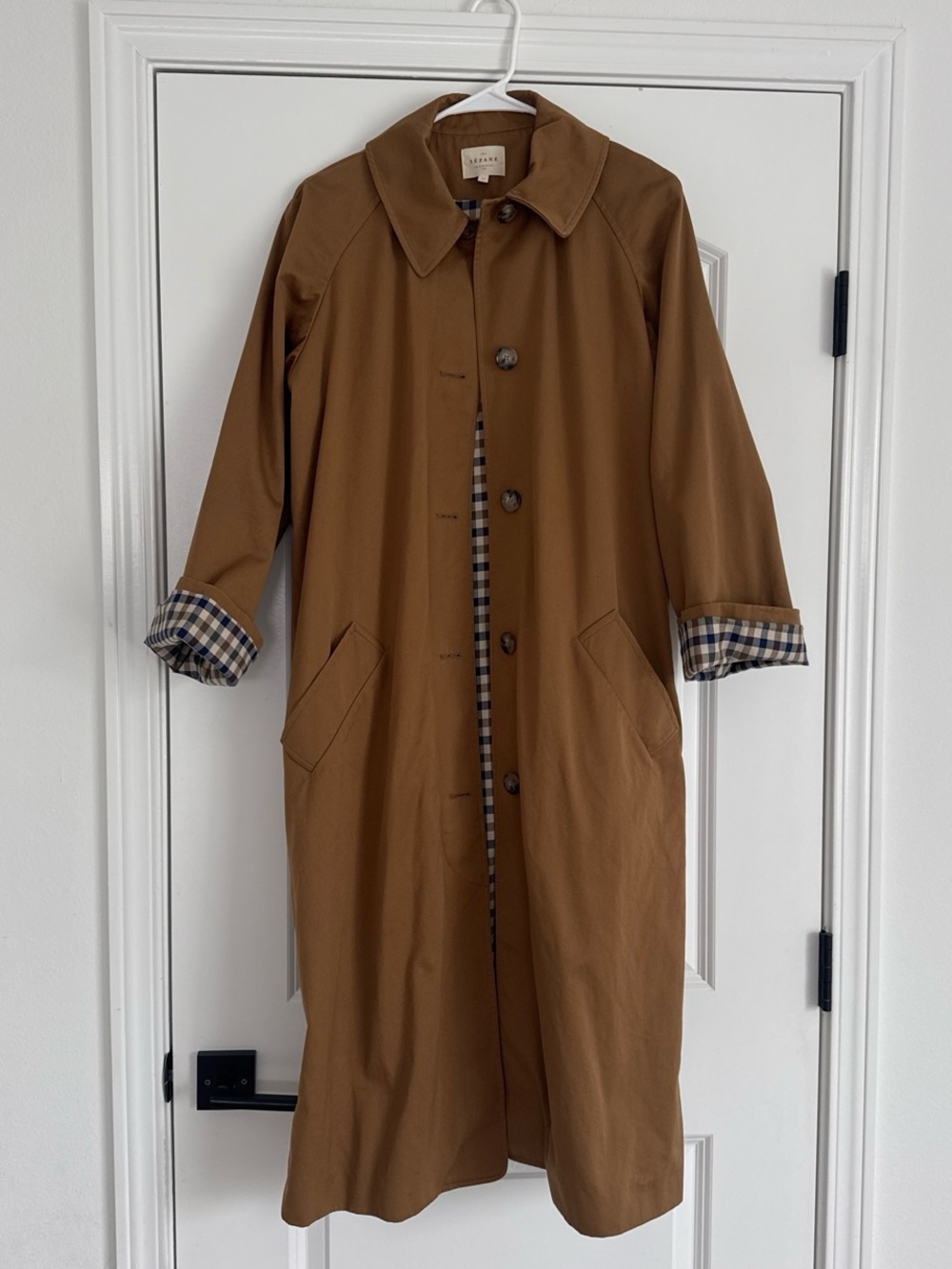 Sezane clyde trench coat worn once